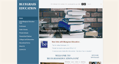 Desktop Screenshot of bluegrasseducation.com